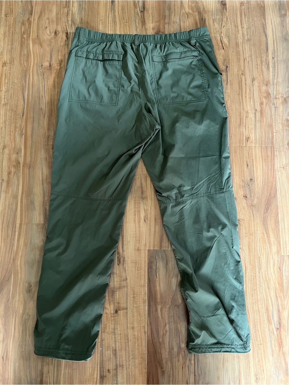 REI Nylon & Spandex Army Green Lightweight Hiking Camping Pants Size 14 - Picture 5 of 15